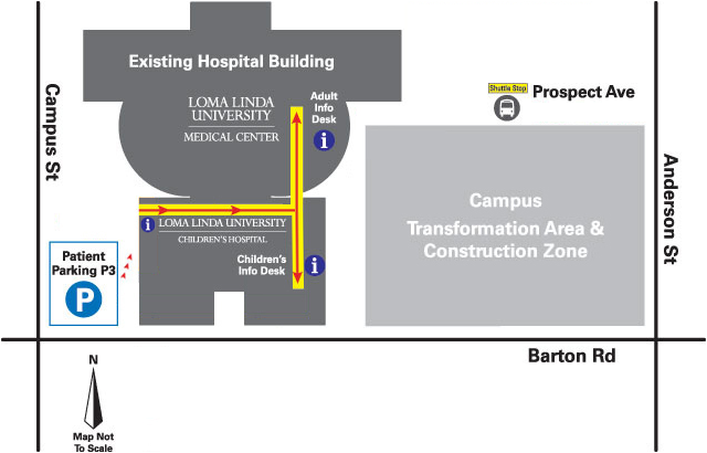 Hospital Entrance & Parking Update - Visitors | Loma Linda University ...