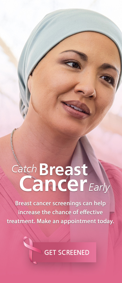 catch breast cancer early - get screened