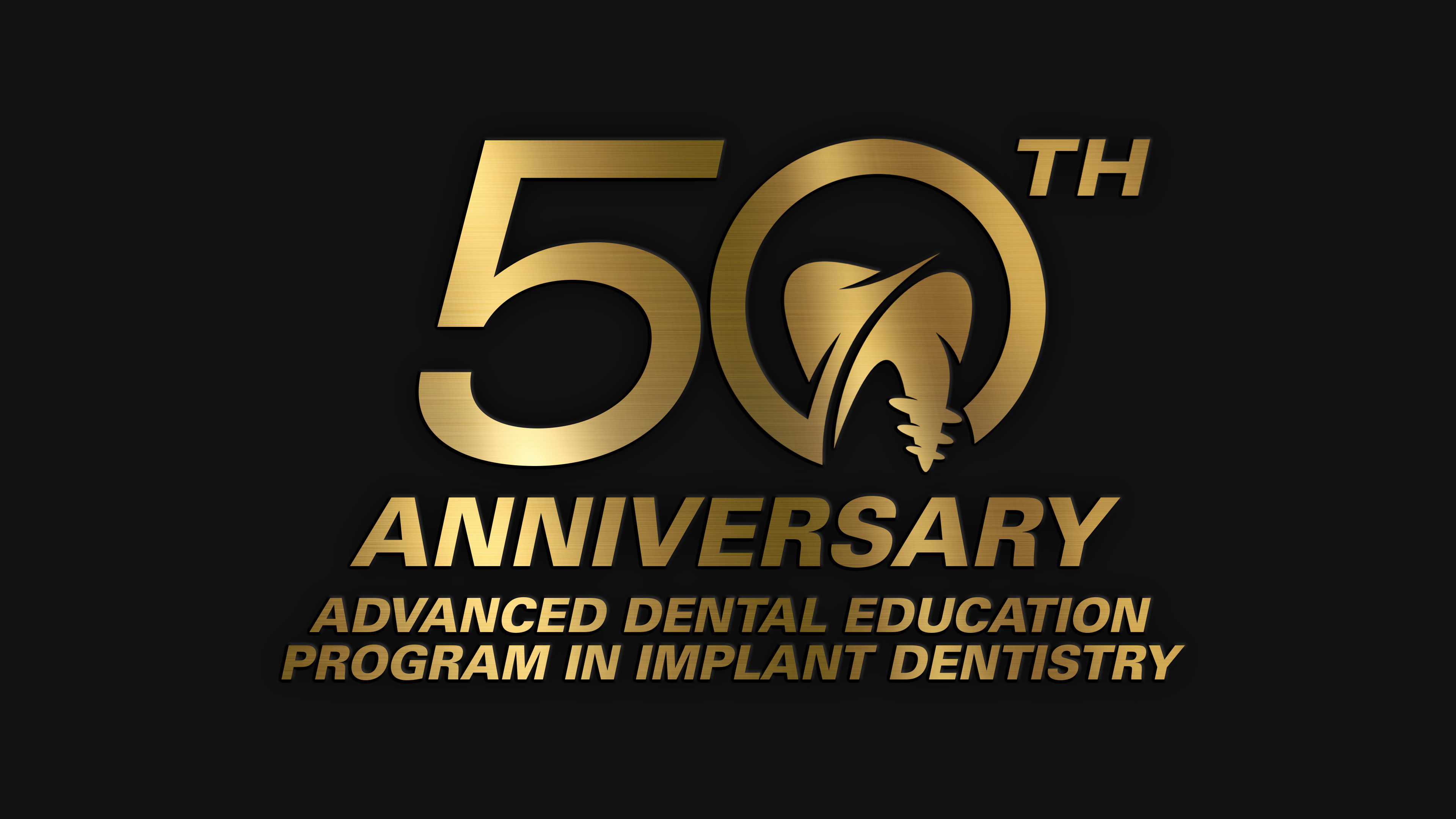 50th Anniversary Advanced Dental Education Program in Implant Dentistry graphic