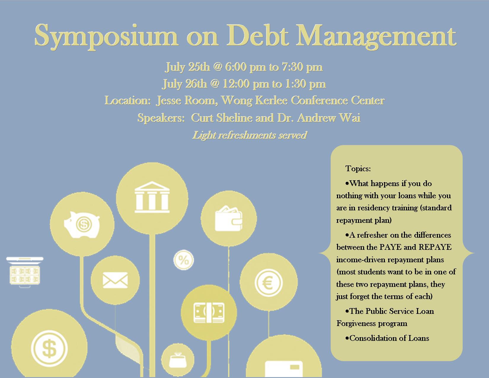 Symposium on Debt Management