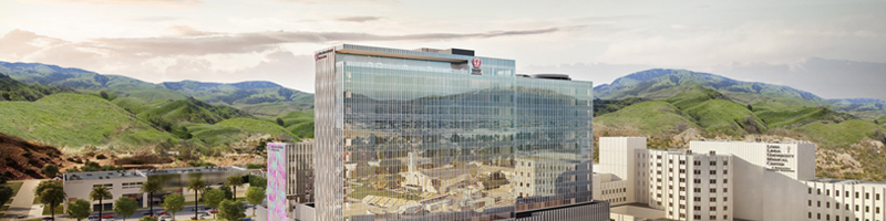 LLU Hospital - view of new buildings