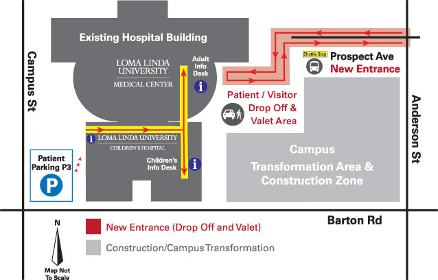 Loma Linda University Campus Map - Draw A Topographic Map