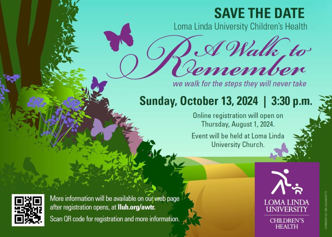 A Walk to Remember Save the Date October 13, 2024