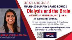 Multidisciplinary Grand Rounds: Dialysis and the Brain 