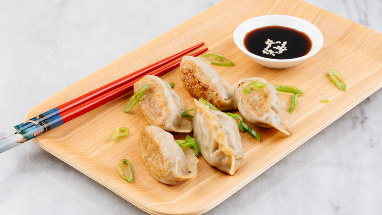 Crispy Veggie Pot Stickers