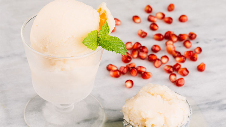 Helado de Lichi y Coco