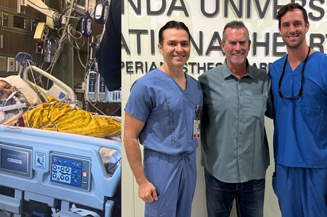 A second chance at life: near-death heart failure patient saved by high-risk procedure