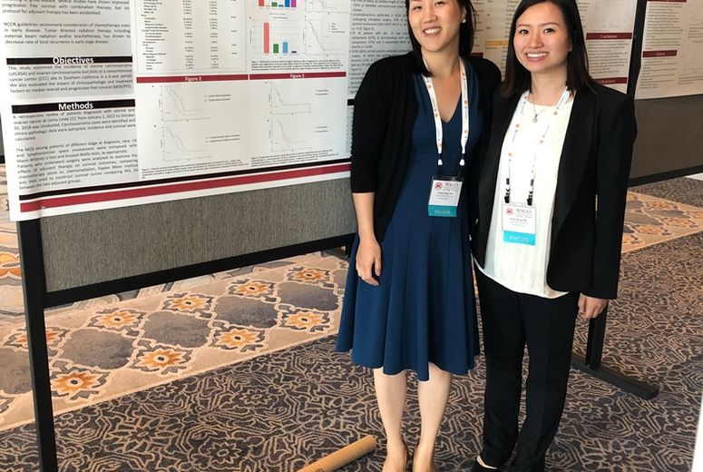 Dr. Linda Hong, GYN-Oncology physician, with resident physician Dr. Canty Wang at the Western Association of Gynecologic Oncologists Annual Meeting.