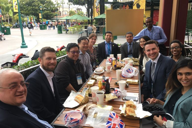 alumni outdoor lunch in 2019