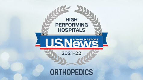 Orthopaedics Ranked as "High Performing"