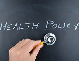 Healthy Policy on Chalk board