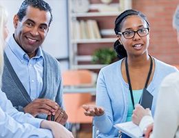 Patients Speaking with Healthcare Professionals
