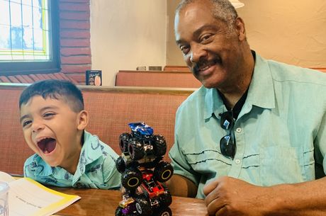 Thanks to receiving treatment at LLU Comprehensive Hypertension Clinic, Larry Roberts feels well and spends precious moments with his grandson. Larry Roberts and his three-year-old grandson