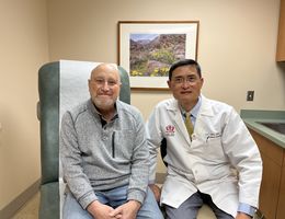 From left: William Scalese and Dr. Chen.
