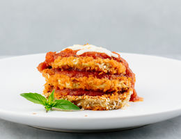 Healthy Eggplant Parmesan