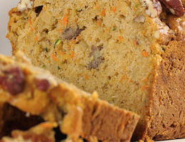 Zucchini, Apple and Carrot Bread 