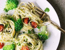 Broccoli Pesto Linguini 